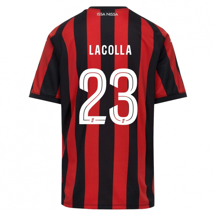 Danxen Uomo Maglia Mellie Lacolla #23 Rosso Nero Bianco Kit Gara Home 2026/27 Maglietta