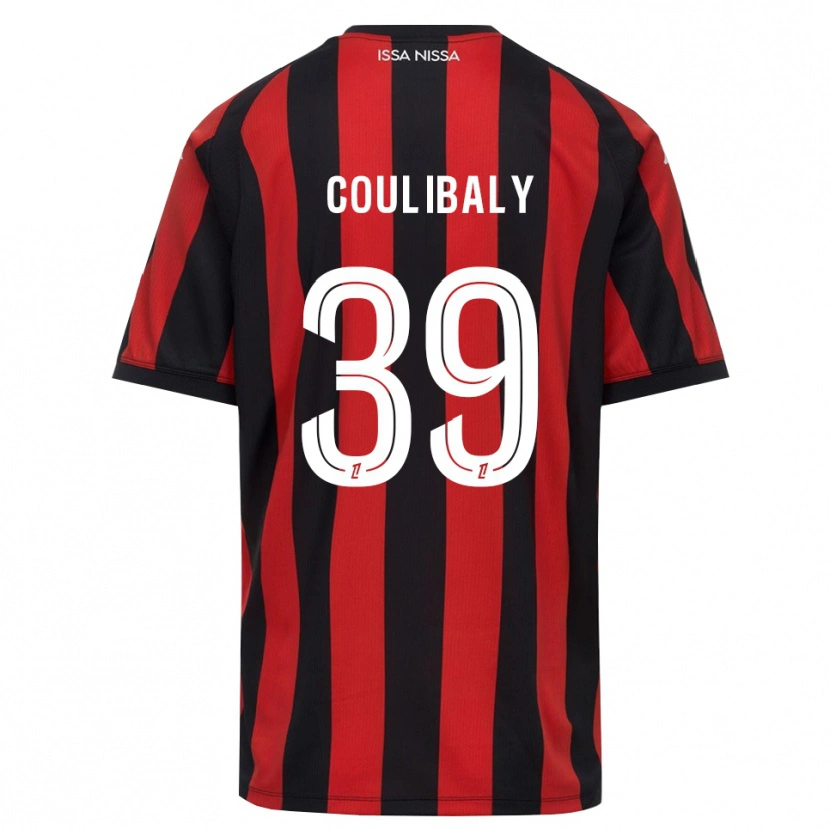 Danxen Uomo Maglia Djibril Coulibaly #39 Rosso Nero Bianco Kit Gara Home 2026/27 Maglietta