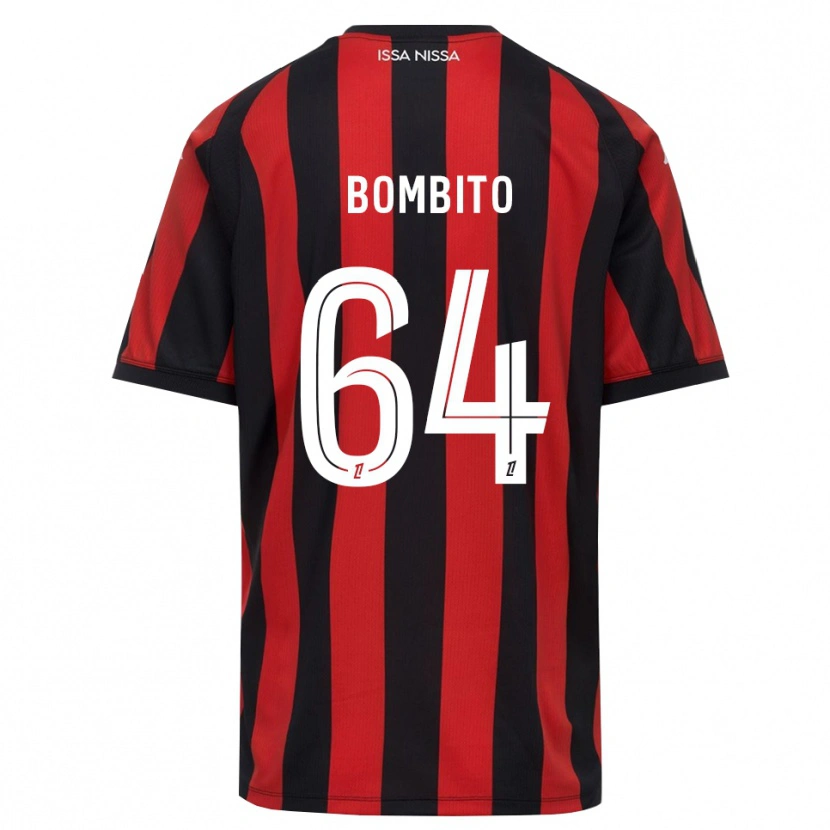 Danxen Uomo Maglia Moïse Bombito #64 Rosso Nero Bianco Kit Gara Home 2026/27 Maglietta