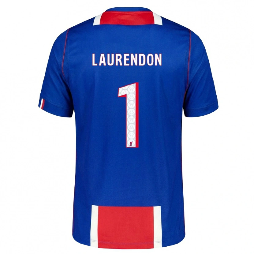 Danxen Uomo Maglia Bilal Laurendon #1 Rosso Bianco Blu Kit Gara Home 2026/27 Maglietta
