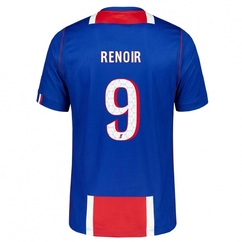 Danxen Uomo Maglia Eddrick Renoir #9 Rosso Bianco Blu Kit Gara Home 2026/27 Maglietta