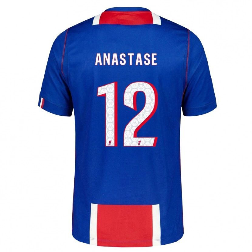 Danxen Uomo Maglia Kenji Anastase #12 Rosso Bianco Blu Kit Gara Home 2026/27 Maglietta