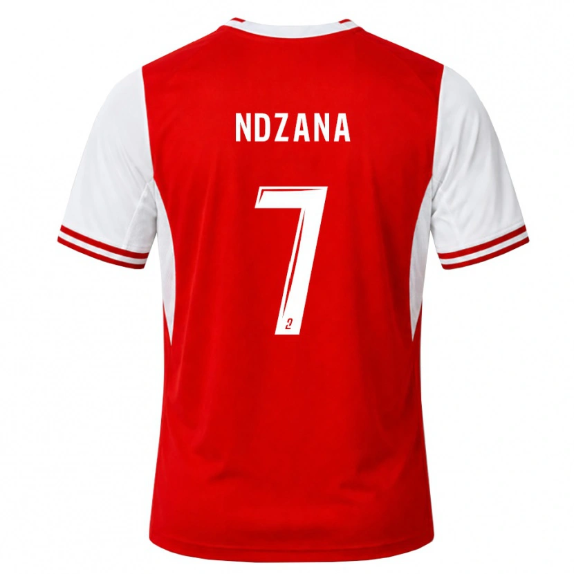 Danxen Uomo Maglia Colette Ndzana Fegue #7 Rosso Bianco Kit Gara Home 2026/27 Maglietta