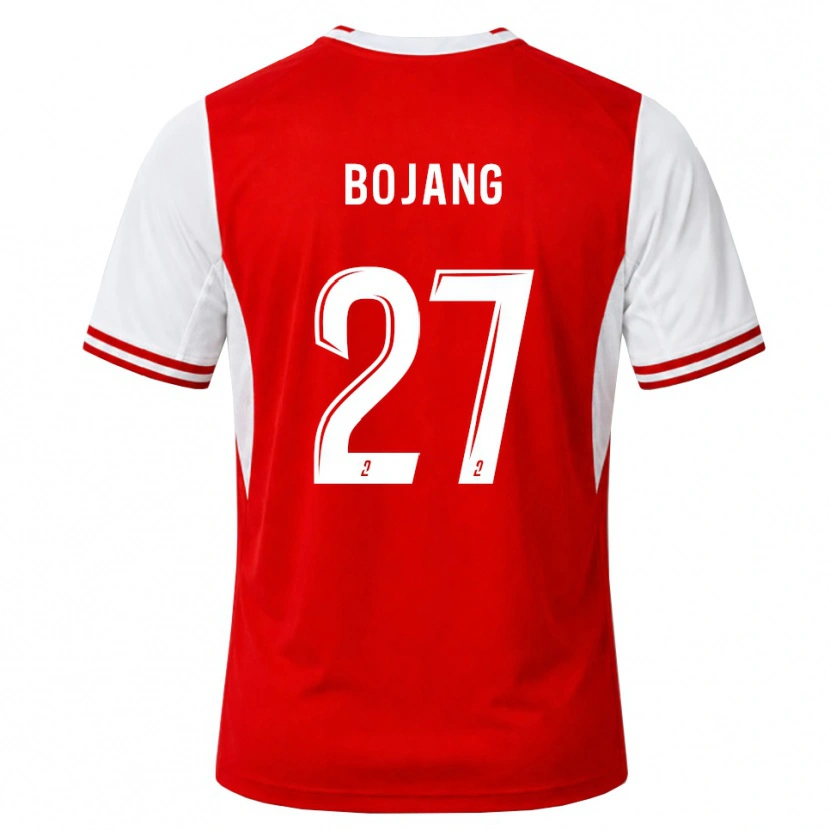 Danxen Uomo Maglia Adama Bojang #27 Rosso Bianco Kit Gara Home 2026/27 Maglietta