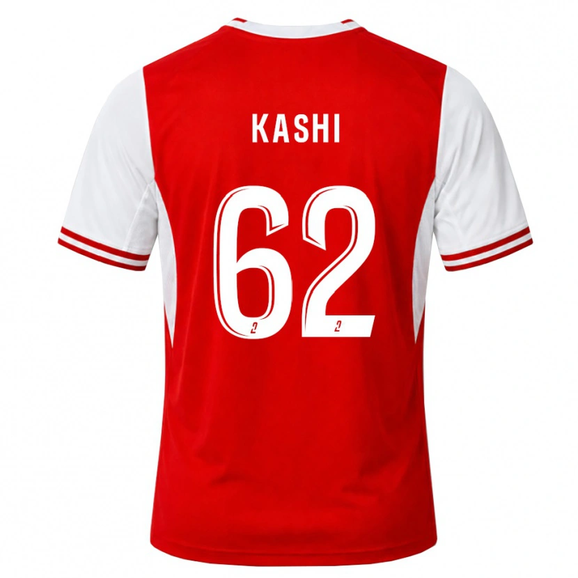 Danxen Uomo Maglia Amine Kashi #62 Rosso Bianco Kit Gara Home 2026/27 Maglietta