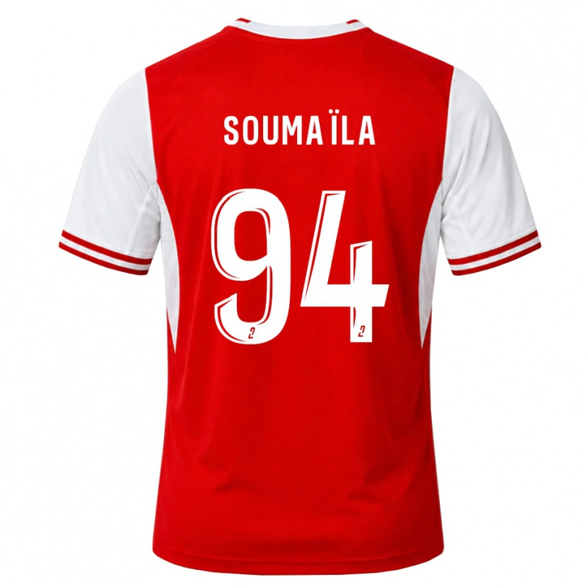 Danxen Uomo Maglia Soumaïla Sylla #94 Rosso Bianco Kit Gara Home 2026/27 Maglietta