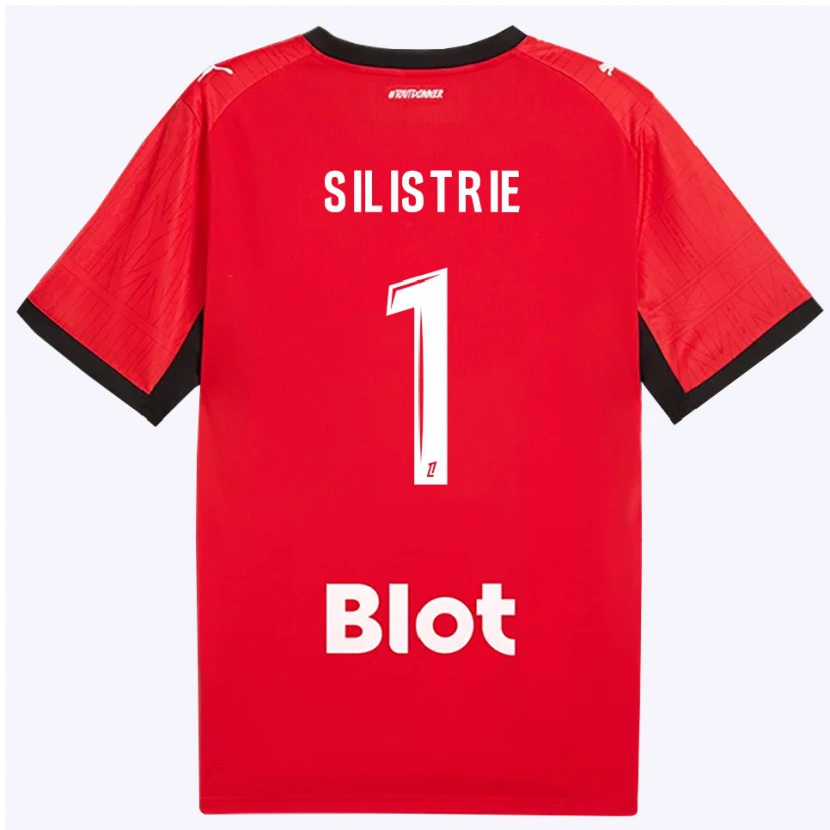 Danxen Uomo Maglia Mathys Silistrie #1 Rosso Nero Bianco Kit Gara Home 2026/27 Maglietta