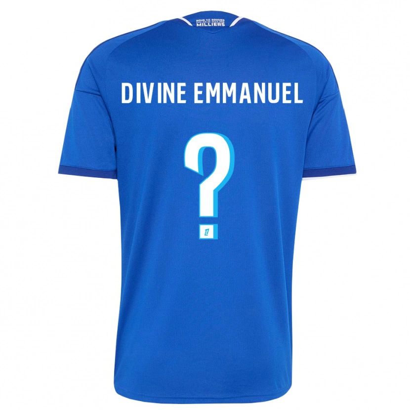 Danxen Uomo Maglia Victor Divine Emmanuel #0 Blu Reale Bianco Kit Gara Home 2026/27 Maglietta