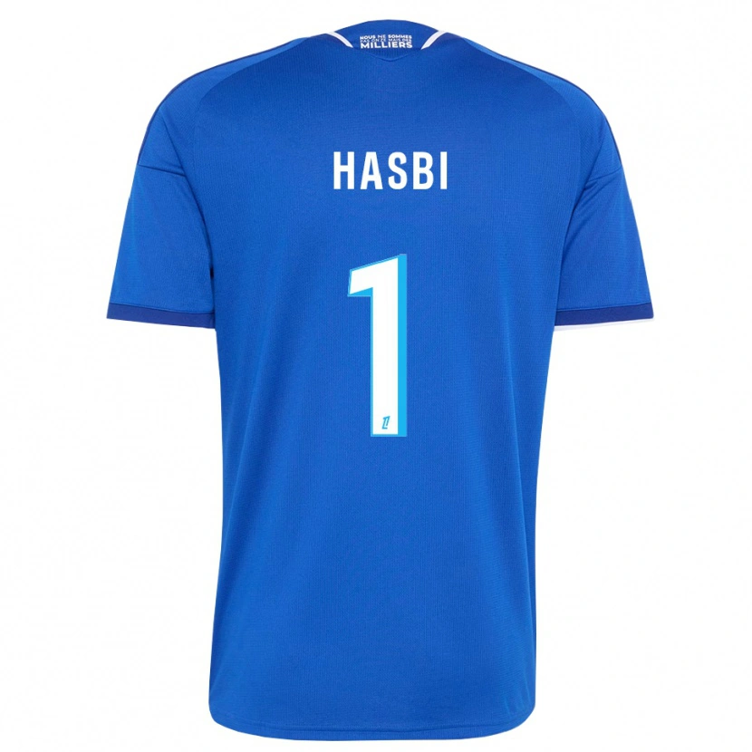 Danxen Uomo Maglia Walid Hasbi #1 Blu Reale Bianco Kit Gara Home 2026/27 Maglietta