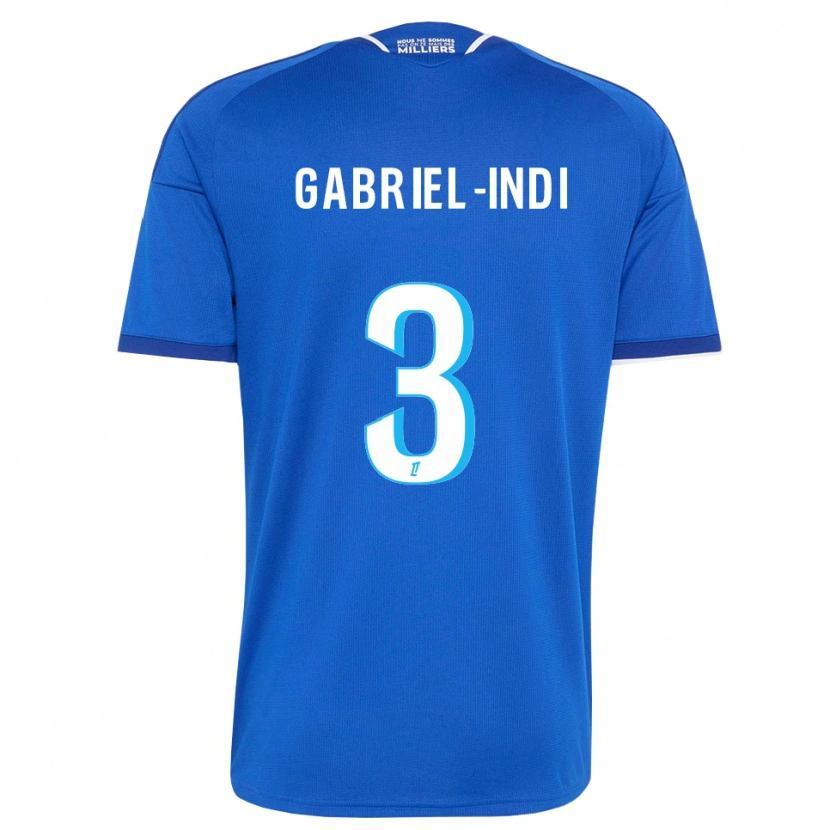 Danxen Uomo Maglia Amizade Gabriel-Indi #3 Blu Reale Bianco Kit Gara Home 2026/27 Maglietta
