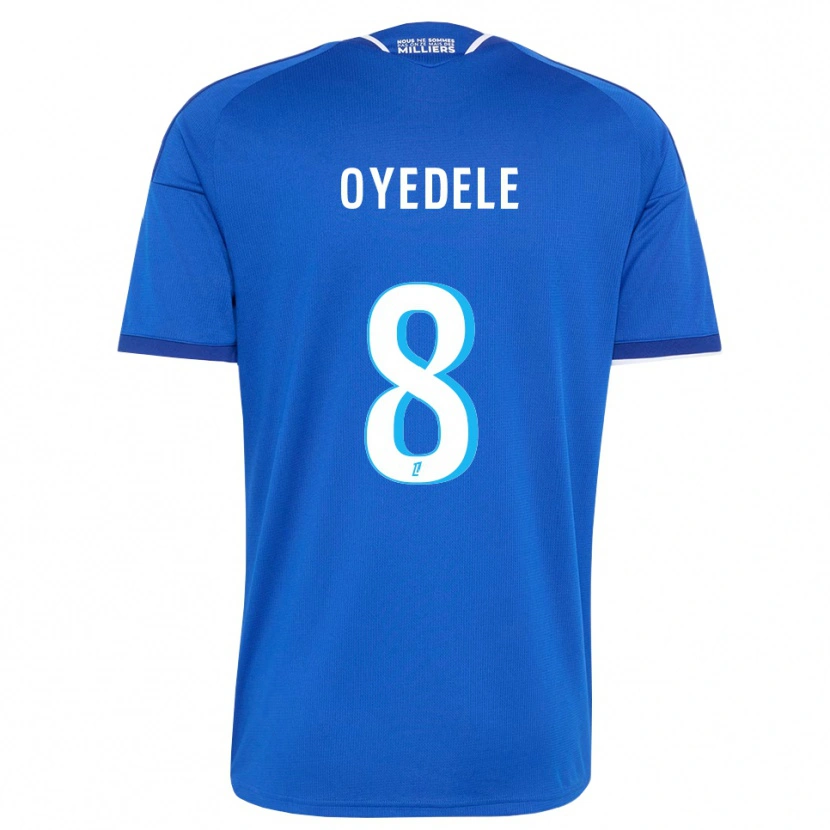 Danxen Uomo Maglia Maxi Oyedele #8 Blu Reale Bianco Kit Gara Home 2026/27 Maglietta