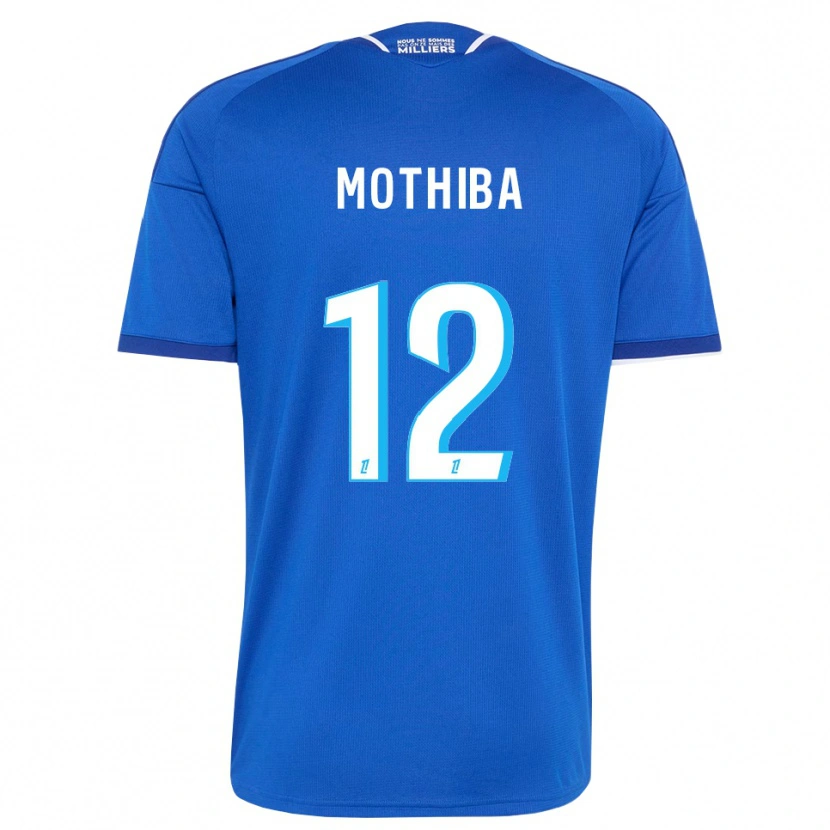 Danxen Uomo Maglia Lebo Mothiba #12 Blu Reale Bianco Kit Gara Home 2026/27 Maglietta