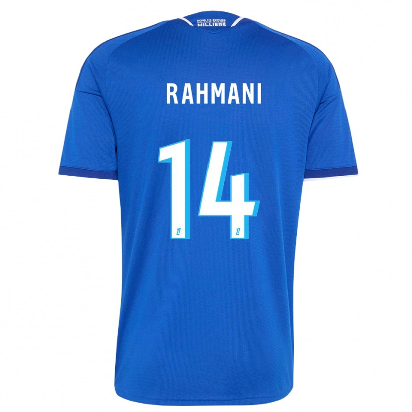 Danxen Uomo Maglia Nessim Rahmani #14 Blu Reale Bianco Kit Gara Home 2026/27 Maglietta