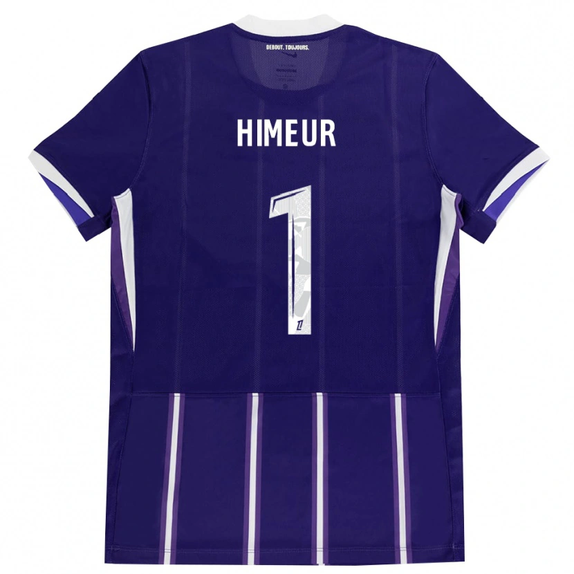 Danxen Uomo Maglia Thomas Himeur #1 Viola Bianco Kit Gara Home 2026/27 Maglietta