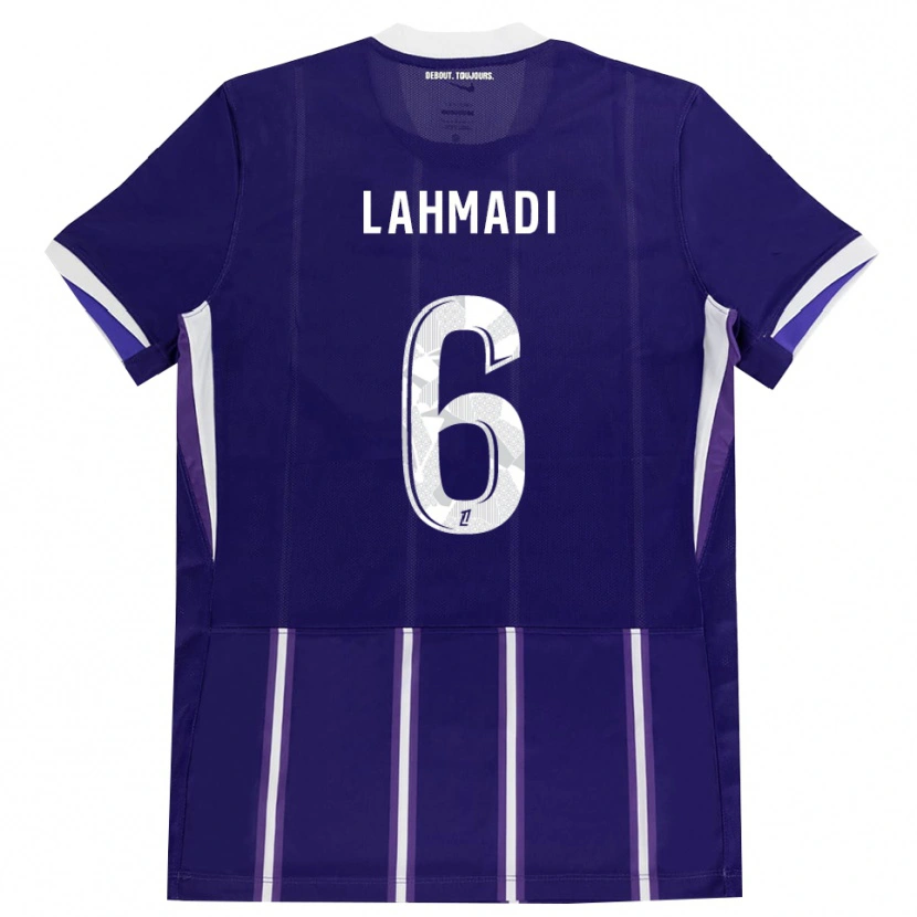 Danxen Uomo Maglia Noah Lahmadi #6 Viola Bianco Kit Gara Home 2026/27 Maglietta