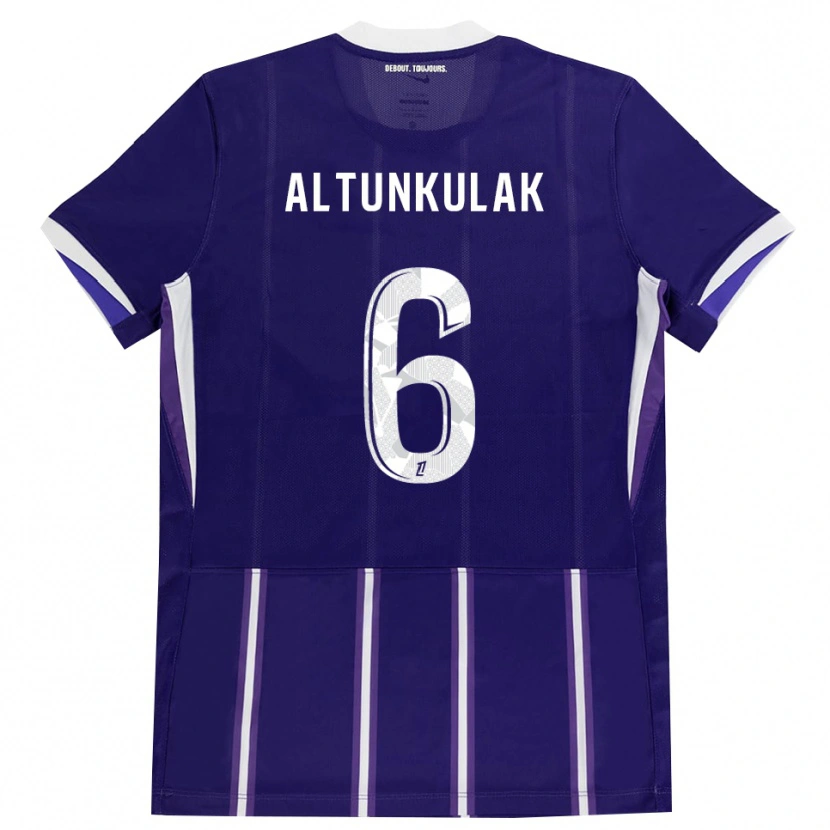Danxen Uomo Maglia Selen Altunkulak #6 Viola Bianco Kit Gara Home 2026/27 Maglietta
