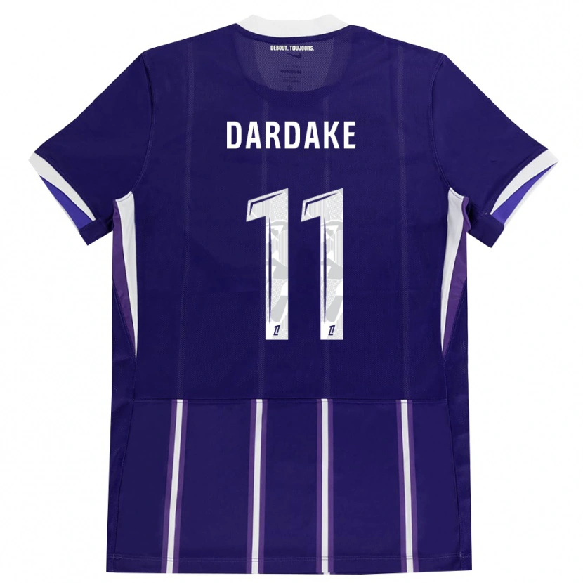 Danxen Uomo Maglia Wassim Dardake #11 Viola Bianco Kit Gara Home 2026/27 Maglietta