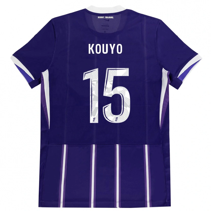 Danxen Uomo Maglia Dan Kouyo #15 Viola Bianco Kit Gara Home 2026/27 Maglietta