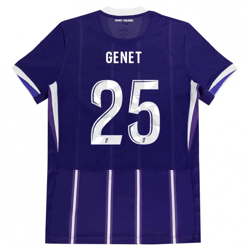 Danxen Uomo Maglia Marine Genet #25 Viola Bianco Kit Gara Home 2026/27 Maglietta