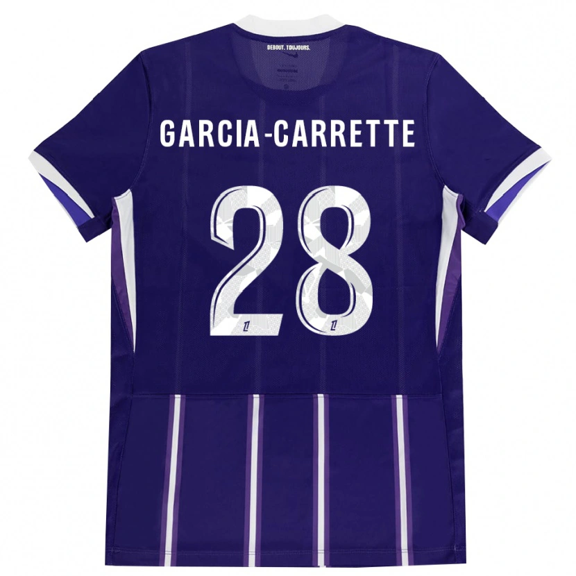 Danxen Uomo Maglia Hortense Garcia-Carrette #28 Viola Bianco Kit Gara Home 2026/27 Maglietta
