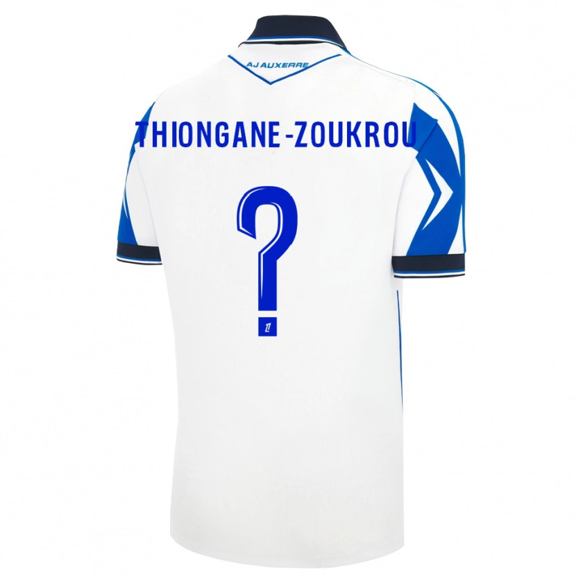 Danxen Uomo Maglia Ackah-Tidiane Zoukrou #0 Nero Bianco Blu Kit Gara Home 2026/27 Maglietta