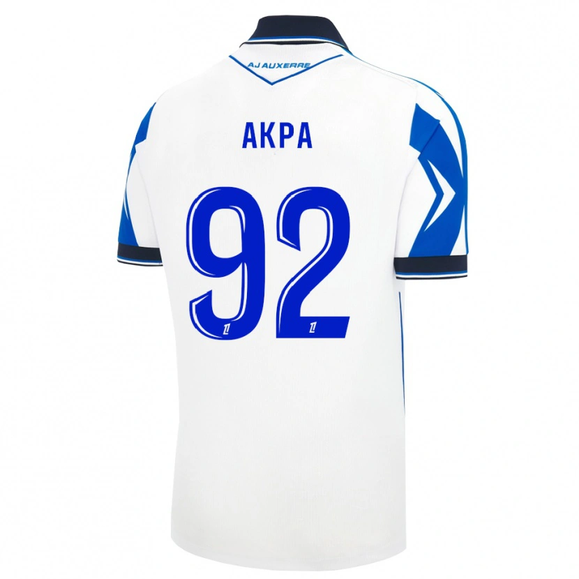 Danxen Uomo Maglia Clément Akpa #92 Nero Bianco Blu Kit Gara Home 2026/27 Maglietta