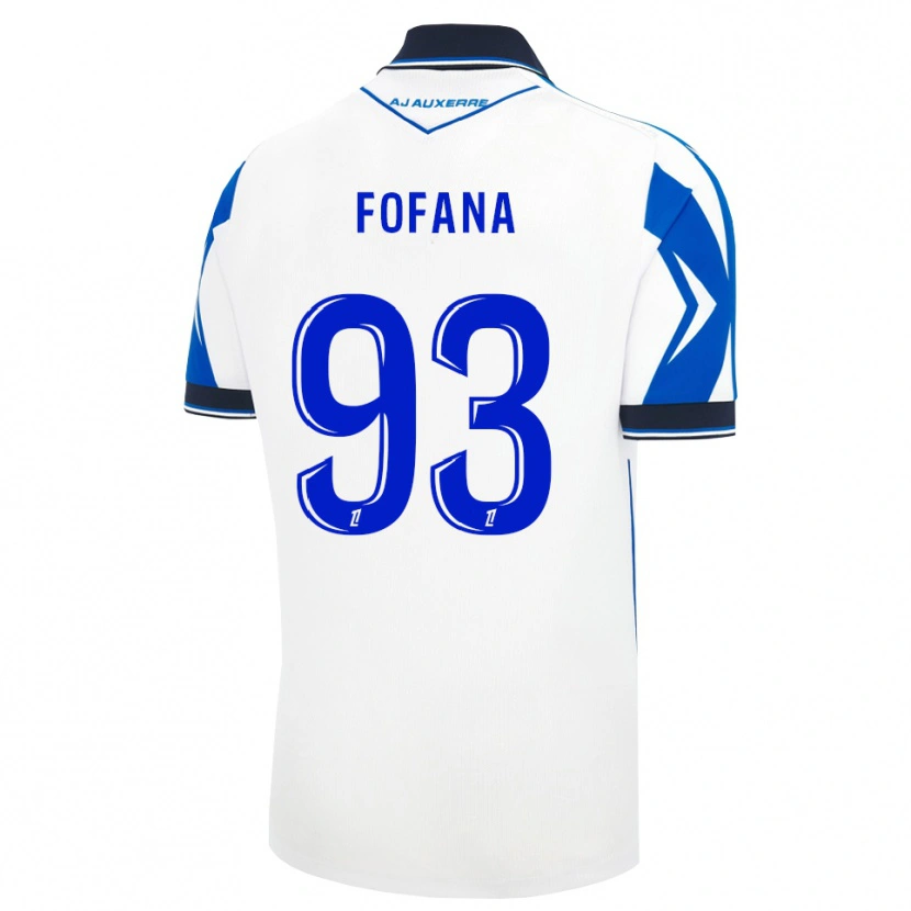 Danxen Uomo Maglia Sékou Fofana #93 Nero Bianco Blu Kit Gara Home 2026/27 Maglietta