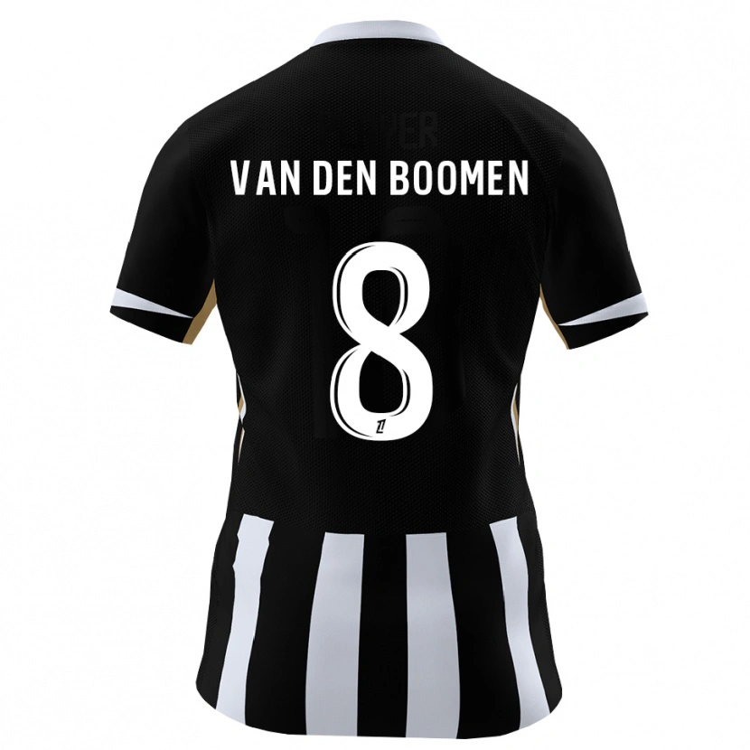 Danxen Uomo Maglia Branco Van Den Boomen #8 Nero Blu Kit Gara Home 2026/27 Maglietta