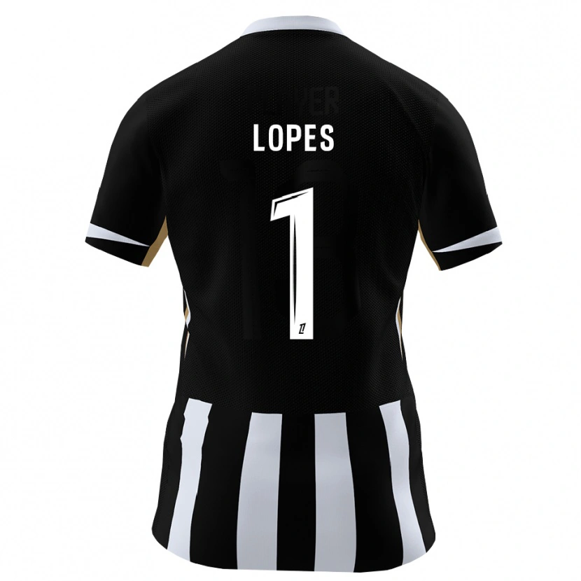 Danxen Uomo Maglia Anthony Lopes #1 Nero Blu Kit Gara Home 2026/27 Maglietta