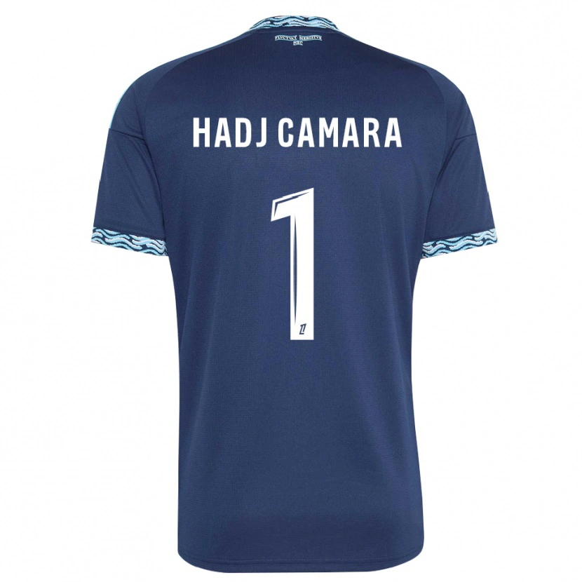 Danxen Uomo Maglia El Hadj Camara #1 Blu Acciaio Bianco Kit Gara Home 2026/27 Maglietta