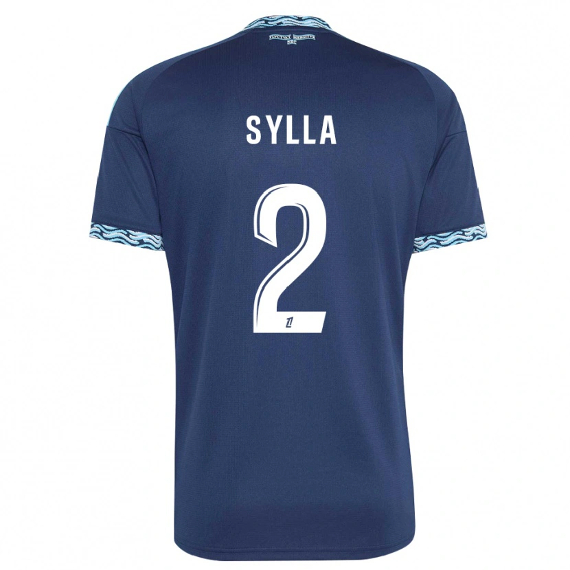 Danxen Uomo Maglia Mohamed Sylla #2 Blu Acciaio Bianco Kit Gara Home 2026/27 Maglietta