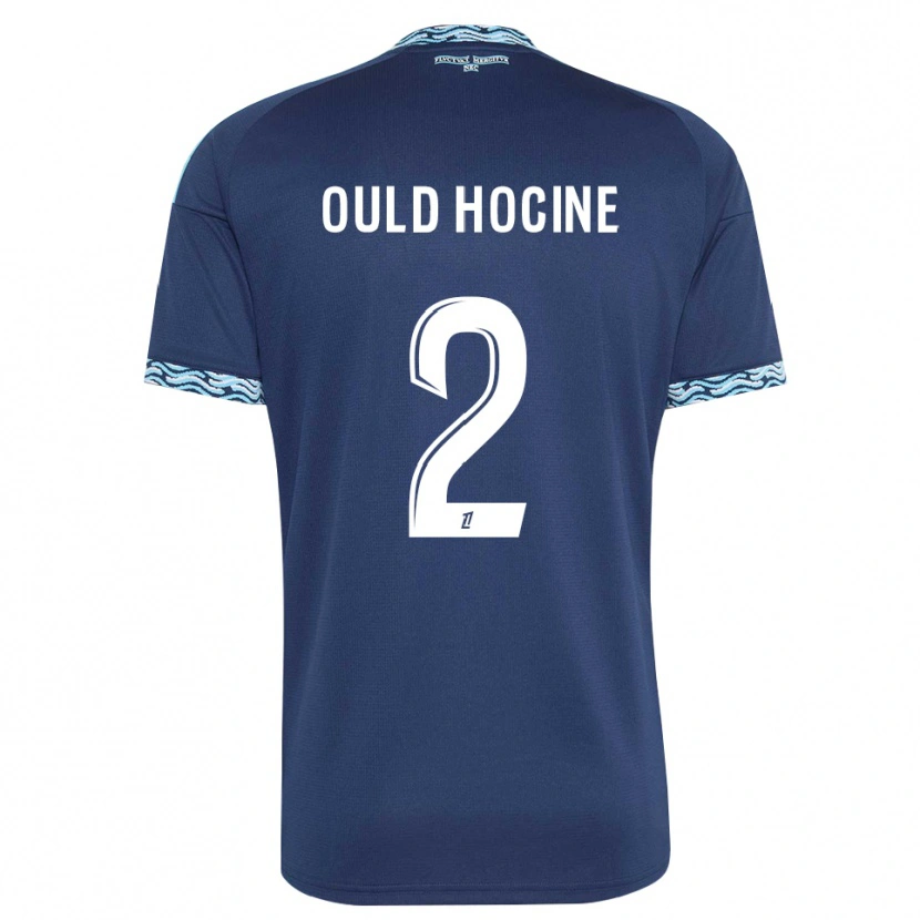 Danxen Uomo Maglia Célina Ould Hocine #2 Blu Acciaio Bianco Kit Gara Home 2026/27 Maglietta