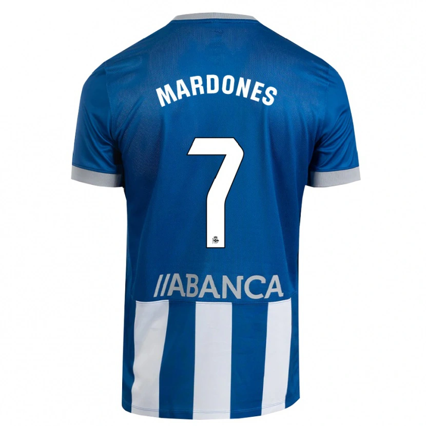Danxen Uomo Maglia Alvaro Mardones #7 Blu Grigio Bianco Kit Gara Home 2026/27 Maglietta