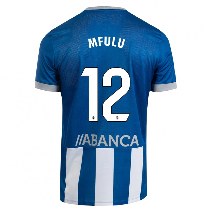 Danxen Uomo Maglia Nuke Mfulu #12 Blu Grigio Bianco Kit Gara Home 2026/27 Maglietta