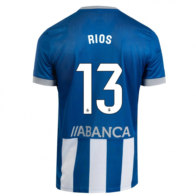 Danxen Uomo Maglia Hugo Rios #13 Blu Grigio Bianco Kit Gara Home 2026/27 Maglietta