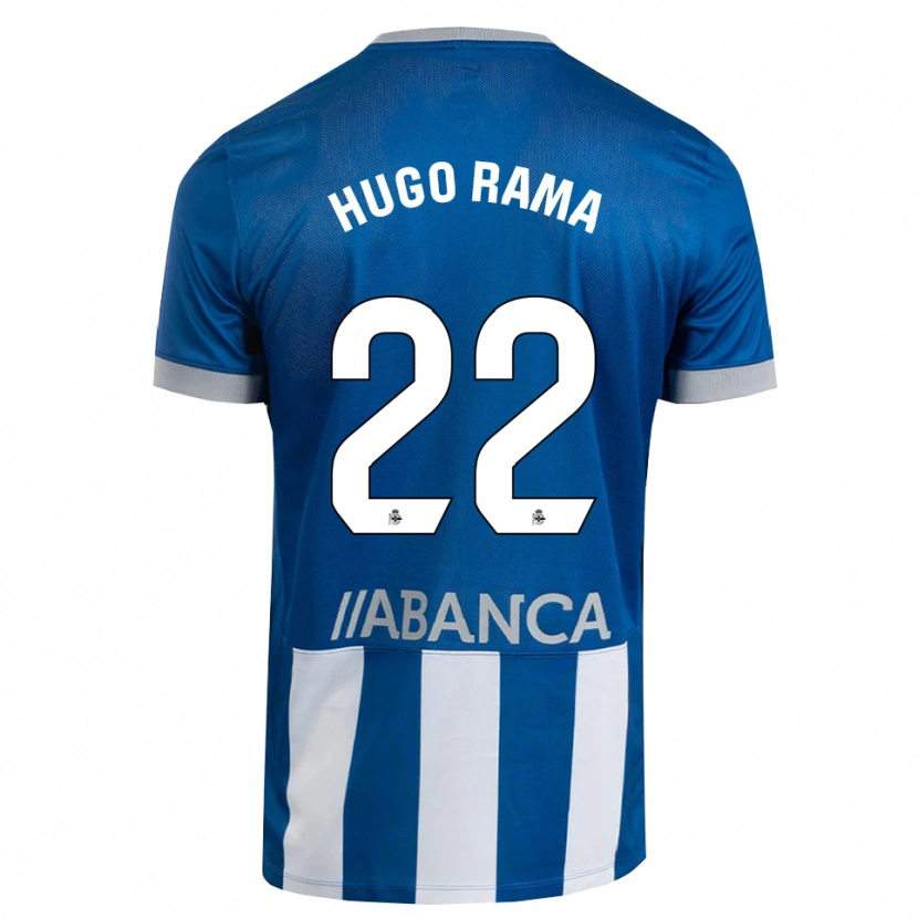 Danxen Uomo Maglia Hugo Rama #22 Blu Grigio Bianco Kit Gara Home 2026/27 Maglietta