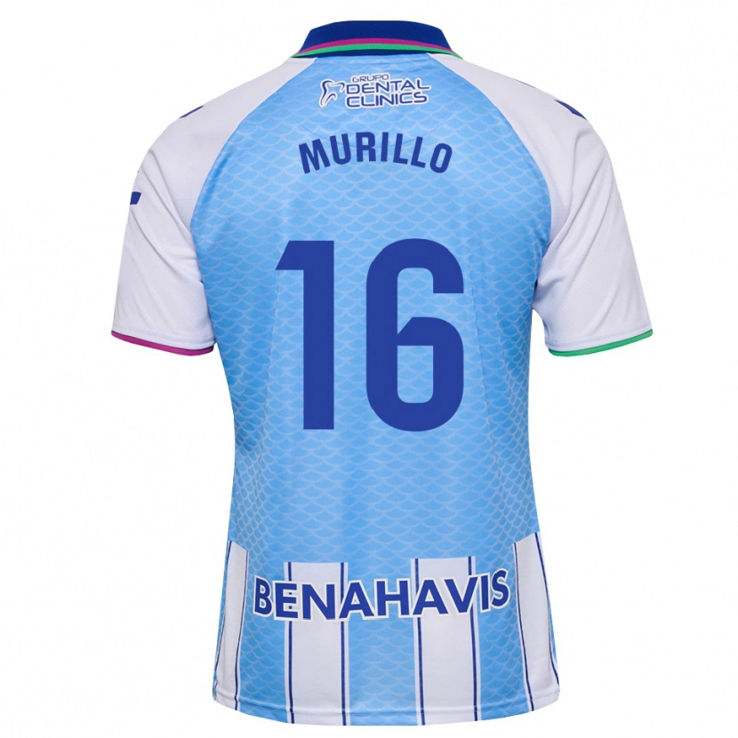 Danxen Uomo Maglia Diego Murillo #16 Blu Cielo Profondo Bianco Kit Gara Home 2026/27 Maglietta