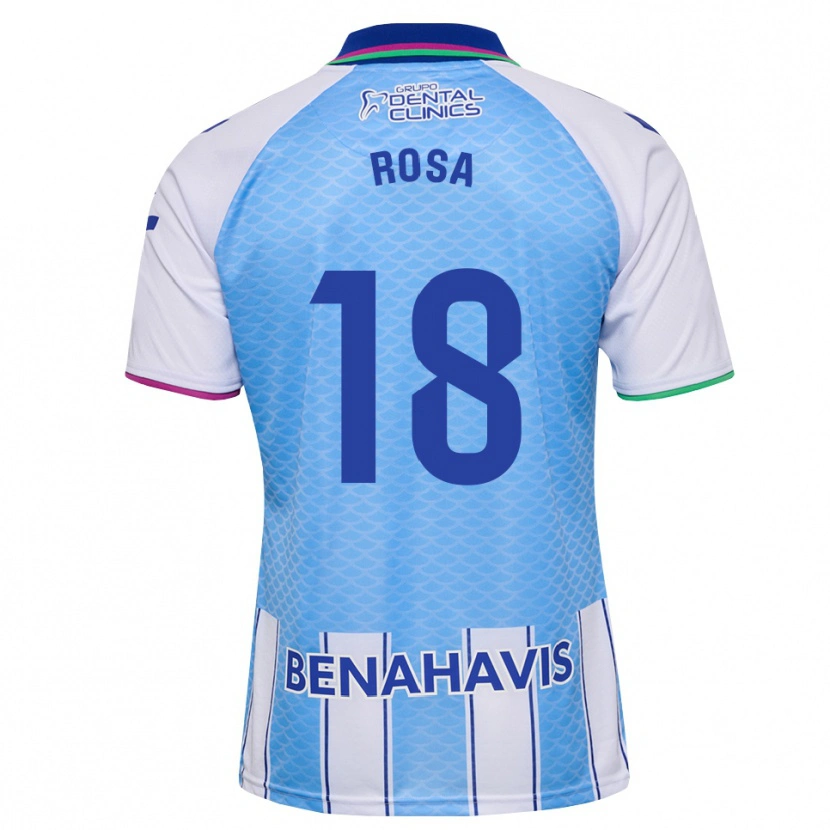 Danxen Uomo Maglia Marcos Rosa #18 Blu Cielo Profondo Bianco Kit Gara Home 2026/27 Maglietta