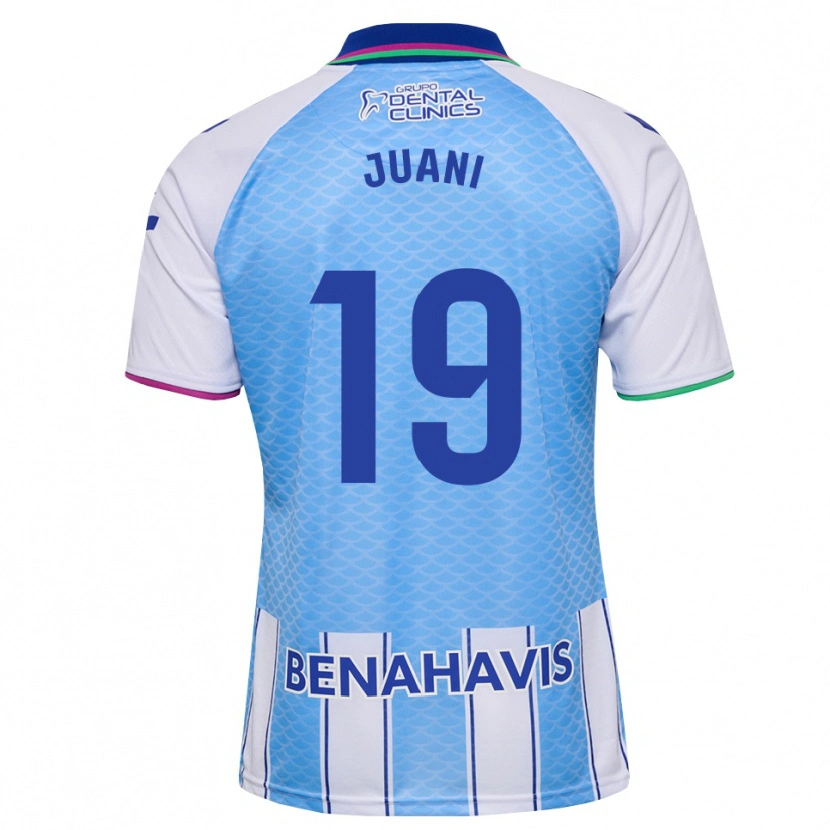 Danxen Uomo Maglia Juan Francisco Fernández Martin #19 Blu Cielo Profondo Bianco Kit Gara Home 2026/27 Maglietta