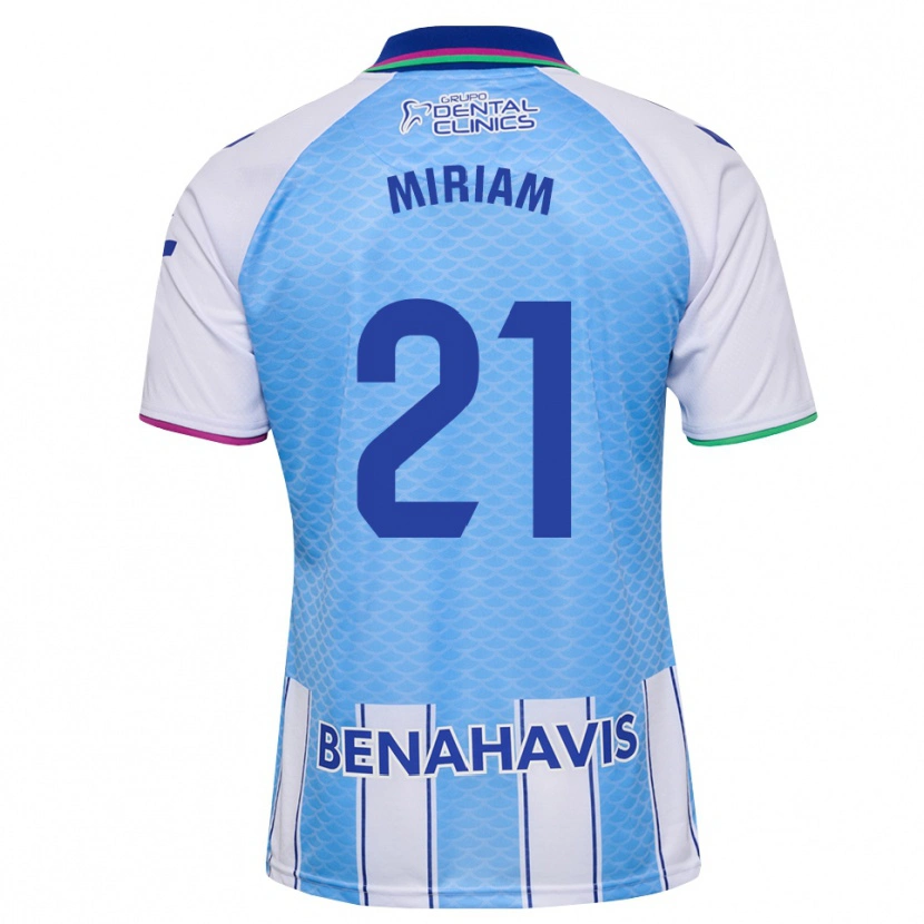 Danxen Uomo Maglia Miriam #21 Blu Cielo Profondo Bianco Kit Gara Home 2026/27 Maglietta