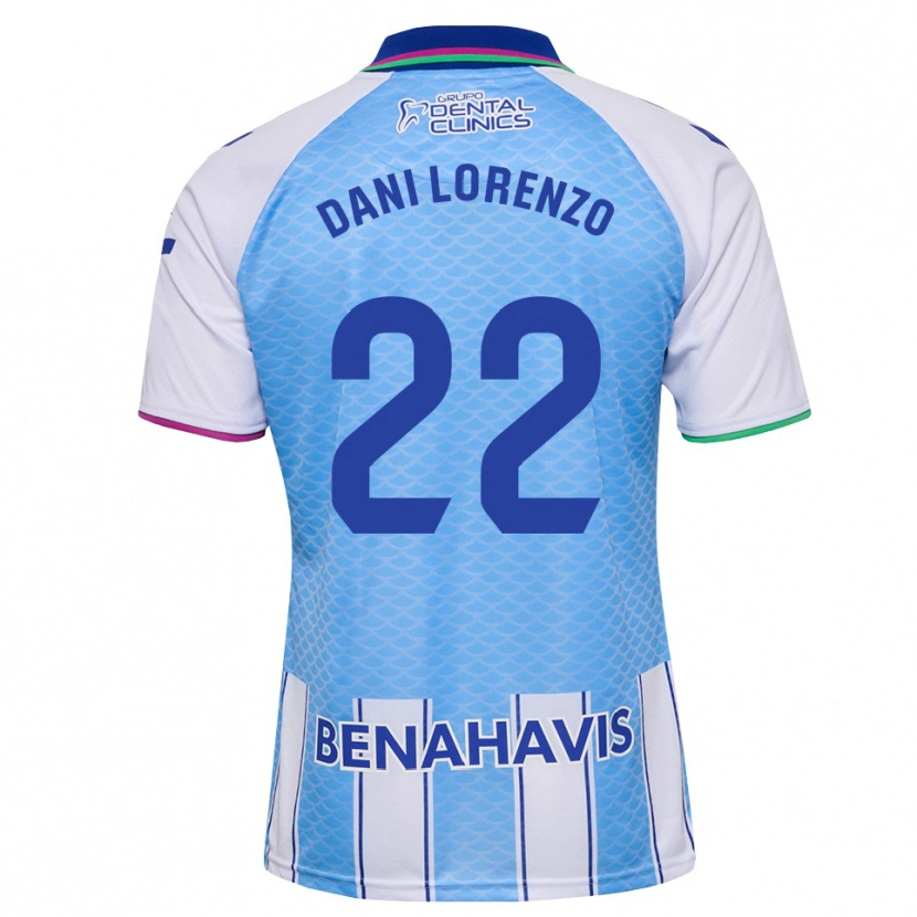 Danxen Uomo Maglia Dani Lorenzo #22 Blu Cielo Profondo Bianco Kit Gara Home 2026/27 Maglietta