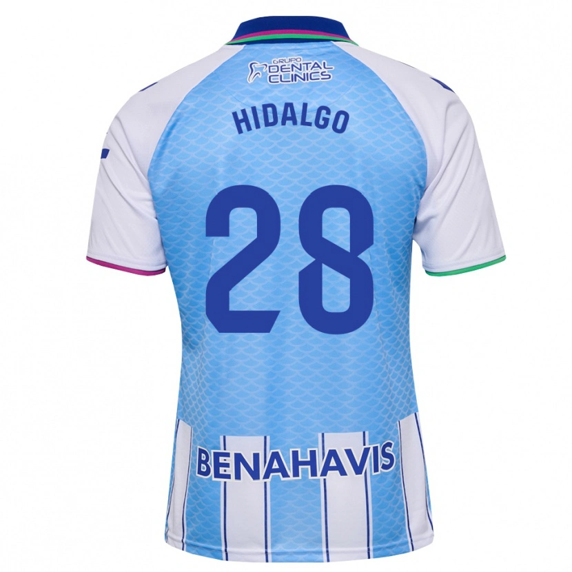 Danxen Uomo Maglia Rafita Hidalgo #28 Blu Cielo Profondo Bianco Kit Gara Home 2026/27 Maglietta