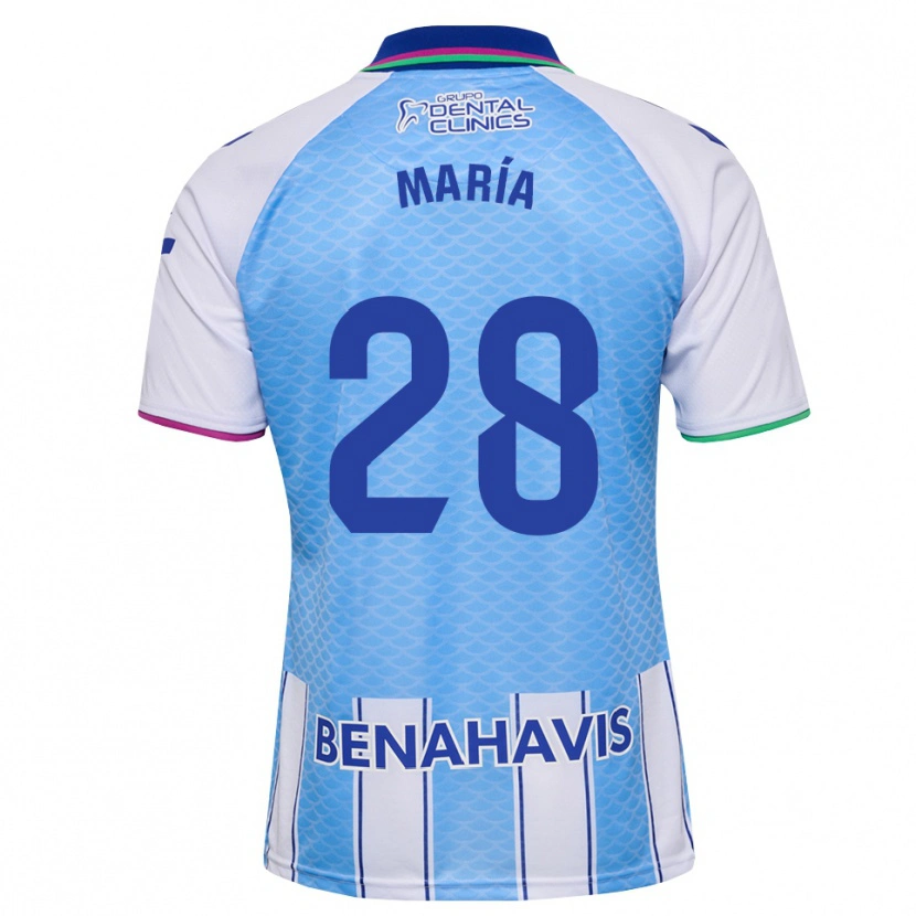 Danxen Uomo Maglia María Albacete Pato #28 Blu Cielo Profondo Bianco Kit Gara Home 2026/27 Maglietta