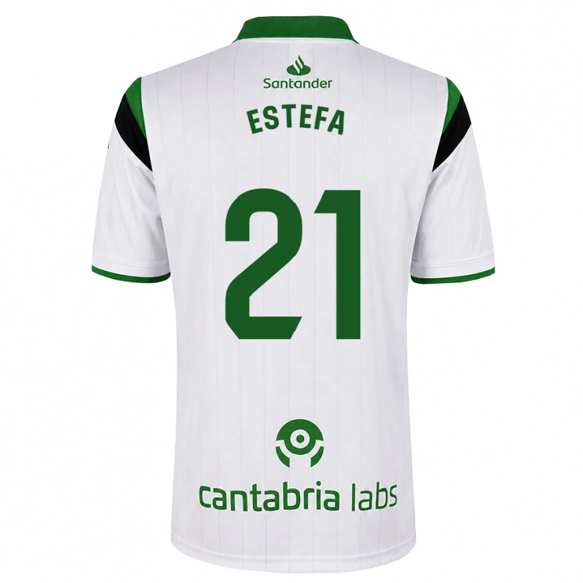 Danxen Uomo Maglia Estefanía Torralba Pareja #21 Bianco Verde Nero Kit Gara Home 2026/27 Maglietta