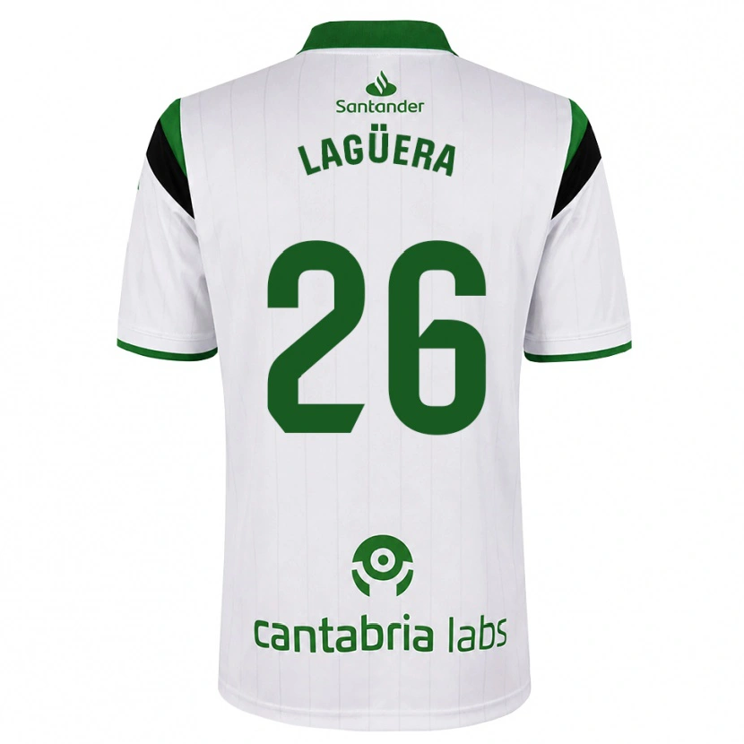 Danxen Uomo Maglia Christian Lagüera #26 Bianco Verde Nero Kit Gara Home 2026/27 Maglietta