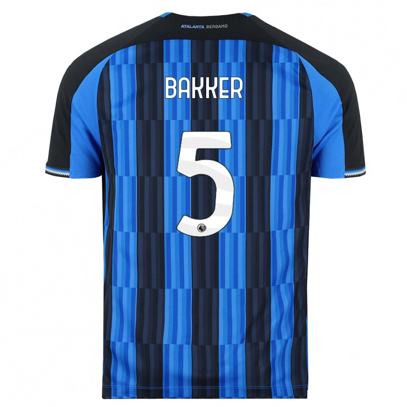 Danxen Uomo Maglia Mitchel Bakker #5 Blu Nero Rosso Kit Gara Home 2026/27 Maglietta