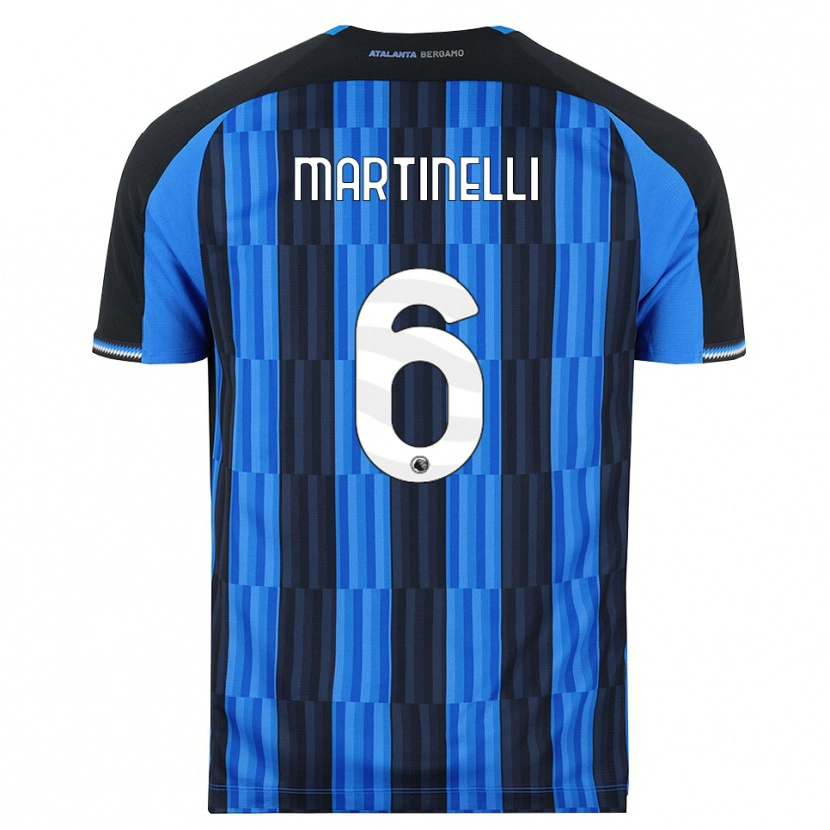 Danxen Uomo Maglia Gabriel Martinelli #6 Blu Nero Rosso Kit Gara Home 2026/27 Maglietta