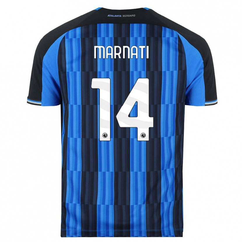 Danxen Uomo Maglia Sebastiano Marnati #14 Blu Nero Rosso Kit Gara Home 2026/27 Maglietta