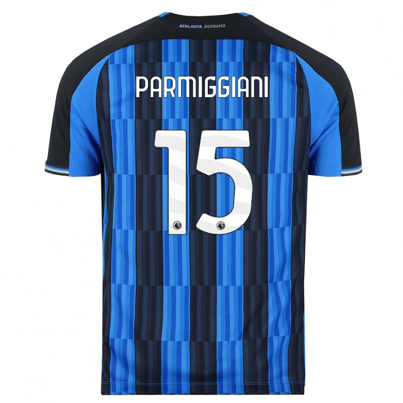 Danxen Uomo Maglia Pietro Parmiggiani #15 Blu Nero Rosso Kit Gara Home 2026/27 Maglietta