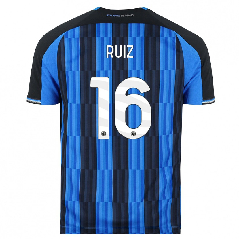 Danxen Uomo Maglia Gerard Ruiz #16 Blu Nero Rosso Kit Gara Home 2026/27 Maglietta